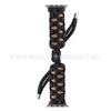 Para Apple Apple Watch 876543 Cuerda de Paraguas Trenzada de Nylon Bloque de Color iwatch Elástico Correa para Exteriores