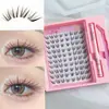 Popular juego de pegamento de comercio exterior: Tuoshanjing textura voluminosa y densa para crear cuencas de ojos profundas de tez mixta, pestañas postizas transfronterizas
