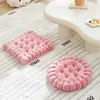 Nuevo Cojín de Galleta de Terciopelo de Leche de Color Puro Cojín de Suelo para Sala de Estar Sofá Macarrón Cojín para Ventana de Mirador Cojín Suave Cojín para Asiento