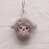 Pingente de Boneca de Cordeiro Cacheado Desenho Animado Chaveiro de Bolsa de Casal Broche de Acessórios para Roupas DIY Acessórios Pequenos de Boneca