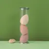 Huevo de Belleza Súper Suave, Elástico al Instante, Sin Polvo, Cilindro de Hojalata, Paquete de 3 Huevos de Belleza, Forma de Calabaza Gota de Agua, Huevo de Maquillaje Biselado