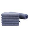 Paño de Limpieza para Coche de Terciopelo Coral Doble Gris Personalizado para Coche Absorbente Interior No Pierde Pelusa Toalla para Lavado de Coches Trapo para Cristales