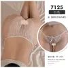 Lencería sexy de comercio exterior Feimu, braguita de mujer con tira transparente, tanga de encaje seductora con abertura en la entrepierna 7125