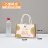 Bolsas Tote de Lona em Estoque para Atacado, Bolsas de Mão Simples de Linho Ecológicas, Sacolas de Lona Estampadas Promocionais