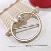 Hebilla de Nudo para Ropa Fija Artefacto Cintura Broche de Perla Metal Perla Hebilla para Prenda Hebilla para Toalla de Seda Aleación Hebilla Decorativa