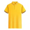 Camisetas Polo de Manga Curta em Estoque para Homens e Mulheres, Camisetas de Manga Curta com Gola para o Verão, Camisetas Promocionais, Uniformes de Trabalho, Uniformes de Equipe, DIY
