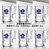 Vaso de vidrio templado al por mayor anticaída comercial para el hogar resistente al calor vaso de cerveza de gran capacidad vaso de burbujas agua potable 6
