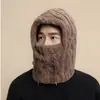 Nuevo Sombrero Cortavientos, Protección para Orejas, Gorro, Máscara Facial Completa, Bufanda para Cuello Cálida de Otoño e Invierno para Ciclismo, Protección contra el Frío, Gorro de una Pieza