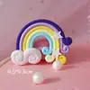 Decoração de Bolo 3D Ornaments Nuvens Arco-Íris Forma de Assar Acessórios para Decoração de Bolo de Cena