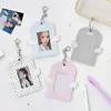Portatarjetas de Cuero con Lunares de Ángel para Fans, Portatarjetas Pequeño de 3 Pulgadas, Colgante de Bolso Portatarjetas de PU con Alas de Polaroid