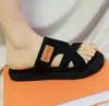 Pantuflas Video Real Comercio Exterior talla extra Mujer Europeas y Americanas Planas Casuales Punta Abierta Zapatos de Playa Sandalias Zapatos de Mujer Zapatos Talla Grande 3