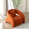 Cadeira tigre da moda, sofá de um lugar, sofá de luxo leve para sala de estar/varanda de designer, adequado para apartamentos pequenos, sofá de lazer de alta qualidade