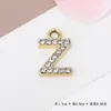 Accesorios Colgantes de Letras con Diamantes de Flash Transfronterizos Europeos y Americanos Colgante de Aleación Versátil Elegante de Moda Material para Accesorios de Joyería DIY