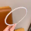 Diadema de Perlas para Mujer Europea y Americana Elegante Elegante Adorno para el Cabello Prensado Super Hada Celebridad de Internet Accesorios para el Cabello de Novia Diadema Retro Mujer