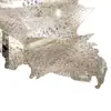 Diseño creativo de lobby de hotel, mobiliario suave, lámpara de araña con forma de piña, banquete en villa, exhibición de mesa de arena, producción a gran escala de lámparas de araña de cristal