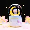 Nova Princesa dirigindo para o castelo de princesa dos sonhos caixa de música de desenho animado bola de cristal bola de água criativa enfeites de decoração de mesa