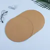 Cartulina Gruesa Redonda Papel Kraft Blanco Negro Papel de Dibujo 250g Superficie Redonda Boceto Papel de Dibujo con Lápiz de Color para Niños