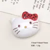 Acessórios de Resina Cartoon DIY Estampa de Leopardo Cabeça de Gato Cola de Chantilly Grampo de Cabelo Capa de Celular Fivela de Sapato Chaveiro Pingente Acessórios