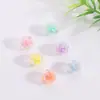Suministro directo de fábrica DIY hecho a mano Nuevo 12 mm color plateado cuentas de flor de rosa en accesorios de joyería acrílica