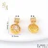 Pingente de Colar Bússola Oito Tesouros Dourado Antigo Conservador de Cor Deus da Riqueza Amarelo para Mulheres, Novo Pingente de Bússola Vazada em Filigrana Estilo Chinês