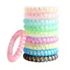 Cordón para Teléfono de Color Frosted AB, Diadema para el Cabello, Goma para el Cabello de Mujer, Diadema de Caramelo Sirena, Accesorios para el Cabello, Anillo de Teléfono de Alta Elasticidad