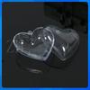 Caja de Almacenamiento para Huevos de Belleza Amorosos Material PS Transparente Forma de Corazón Borla para Polvo Cáscara de Huevo de Maquillaje a Prueba de Polvo Caja de Plástico Portátil