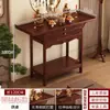 Mesa de Altar para Uso Doméstico, Mesa de Incienso, Gabinete del Dios de la Riqueza, Santuario Budista, Nueva Estatua de Buda Estilo Chino, Estatua de Guanyin, Mesa de Incienso para Adoración