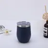 Copo térmico de aço inoxidável 304 estilo ins cor sólida, 12oz, copo de vinho, copo térmico, copo portátil para exterior, portátil, portátil
