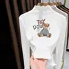 Blusa Térmica Versátil de Manga Longa com Fleece Escovado para Meninas com Gola Meio-Alta Franzida Chegada Nova Outono/Inverno 2026