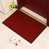 Felpudo Rojo para Entrada de Casa, Felpudo de Hotel, Felpudo de Cocina con Doble Raya de PVC, Resistente a la Suciedad, Absorbente de Agua, Alfombra Felpudo Antideslizante