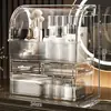 Caja de Almacenamiento para Cosméticos Escritorio Tocador A Prueba de Polvo Gran Capacidad Hogar Productos para el Cuidado de la Piel Lipstick Mascarilla Caja de Almacenamiento de Plástico