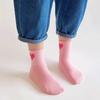 Calcetines Infantiles Transfronterizos Niñas Dulces Corazón de Amor Calcetines de Tubo Venta al por Mayor Otoño e Invierno Cómodos Transpirables Deportivos Calcetines para Niños