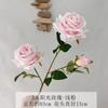 Rosa simulação flor 3 cabeça sol rosa salão de casamento flor linha arranjo de flores casamento flor casa comércio exterior flor falsa