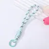 Cordão Colorido de Renda para Celular Tira de Pulso Anti-perda Trançada Artesanal Criativa Pingente Chaveiro de Miçangas Perler Dopamina