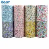 Tiras Pequeñas de Tela Floral Prensada, Cintas Compuestas de Tela Floral, Accesorios para el Cabello de Moños Hechos a Mano para DIY, Cinta para el Cabello