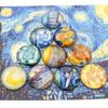 Famosa pintura de Van Gogh gema del tiempo parche de vidrio accesorios de joyería DIY suministro directo de fábrica estabilidad ZZ76