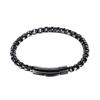 Venta al por mayor de joyas, pulsera de acero de titanio con personalidad de moda europea y americana para hombres, joyería de acero inoxidable de estilo hip-hop con personalidad simple al por mayor