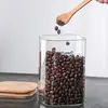 Frasco Sellado de Vidrio, Grado Alimenticio, con Tapa, para Almacenamiento en Cocina del Hogar, Especial para Bocadillos, Botella Vacía, Transparente, Frasco para Condimentos a Prueba de Humedad