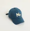 Gorra de Béisbol Nueva para Niños 2023 para Niños y Niñas Moda Coreana Gorra con Letra N Sombrero para el Sol de Primavera y Otoño
