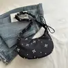 Nuevo bolso de hombro floral dulce versátil estilo coreano, gran capacidad, transfronterizo, texturizado, casual, bolso de mano tote de nicho