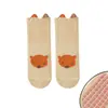Meias Antiderrapantes para Chão de Bebê Desenho Animado Meias de Algodão Meia-Calça Meias para Crianças Pequenas Meias com Pegadores de Animais Fofos Estilo Primavera e Outono