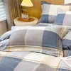 Funda de almohada simple de algodón para otoño e invierno, acolchada, lijada, funda individual para almohada 48*74 cm, funda de almohada de algodón un par