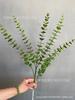 Plantas Verdes Plásticas Simuladas Atacado, Enfeites de Interior, Decorações para Salão de Casamento, Folhas Simuladas, Fundo de Floresta, Plantas Falsas