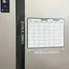 Calendário Magnético Mensal e Semanal Apagável Transfronteiriço Adesivo Quadro Branco Magnético Macio Bloco de Notas Quadro de Mensagens Adesivo para Geladeira