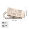 Jingmao Hardware Novo Estilo Chinês Home Decoração Cortina Clip Gancho Cortina Acessórios / Chuveiro Cortina Clip Metal Crocodilo Acessórios