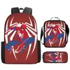 Mochila de Liberación Rápida Transfronteriza de Spider-Man Mochila Escolar para Estudiantes de Primaria y Secundaria Mochila de Anime de Gran Capacidad