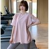 Top Esportivo Soltinho de Seda Gelada para Corrida de Verão, Manga Curta, Absorvente de Suor, Camiseta para Montanhismo, Fitness, Treino, Roupas de Secagem Rápida para Mulheres