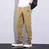 Pantalones Casuales de Marca de Moda Ins para Hombre, Corte Delgado, Estampado Sencillo, Pantalones Versátiles de Moda para Hombre, Estilo Delgado de Verano, Directo del Fabricante