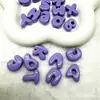 Accesorios de Cuentas con Letras de Agujero Grande Versión Q de Acrílico para Bolsos Hechos a Mano DIY Cadena para Teléfono Llavero Materiales Cuentas Sueltas