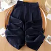 Pantalones de Lino de Pierna Ancha Estilo Verano Nuevo para Mujer 2026, Pantalones Casuales Adelgazantes Elásticos Finos con Diseño de Caída, Pantalones de Pierna Recta